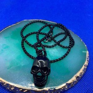 Skull Punk Black Chain